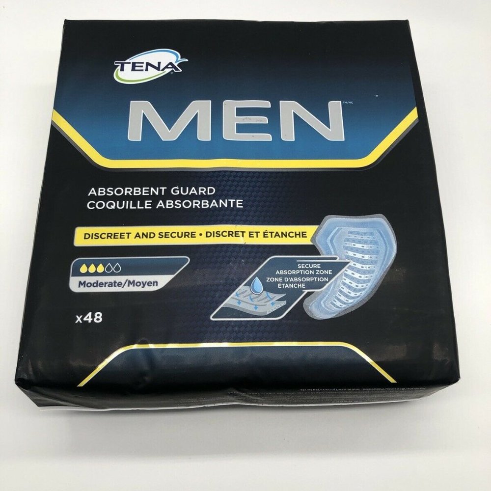 Tena Bladder Control Pads for Men, 48 Count